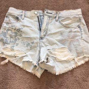 American Eagle jean shorts